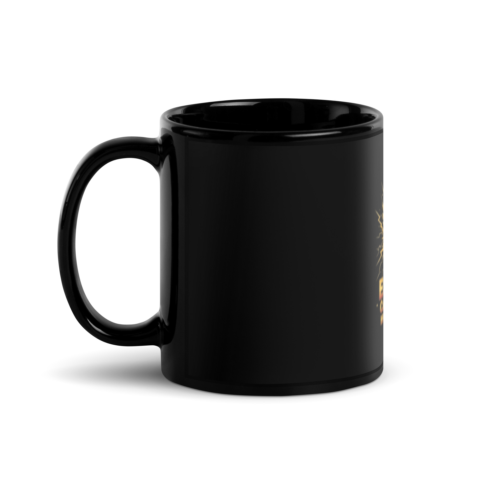 Taza negra brillante española - Image 3